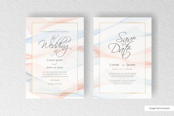 Download Abstract Wedding Invitation Frame Design - Abstract Collection