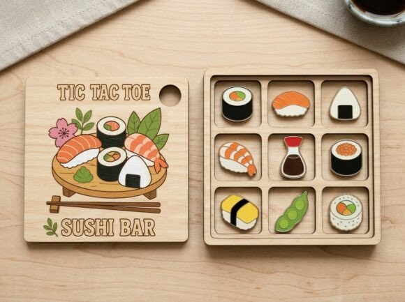 Download Sushi Bar Tic Tac Toe Travel Game Fun - Bar Collection
