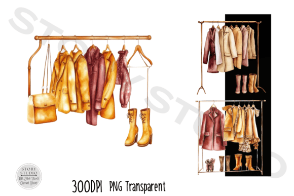 Download Autumn Fashion Clipart Set - Premium Resources