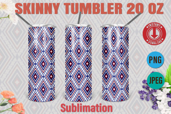 Download 20oz Skinny Tumbler Pattern Ethnic - Tumbler pattern Collection