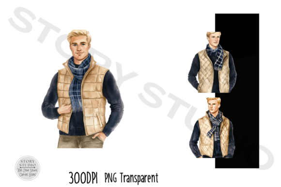 Download Stylish Young Man Fall Fashion Clipart - Fall fashion clipart Collection