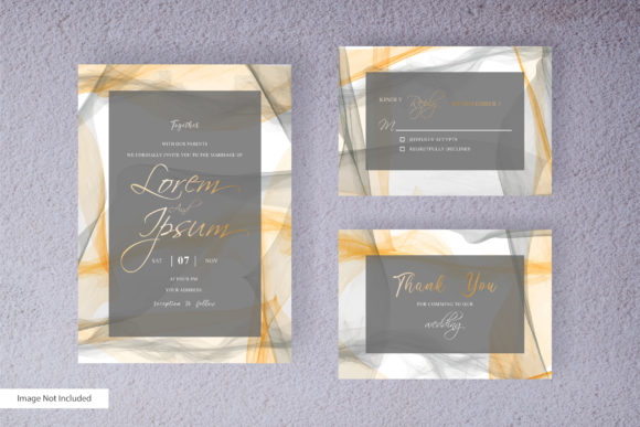 Download Abstract Wedding Invitation Frame Design - Abstract Collection
