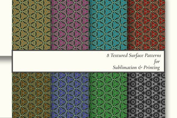 Download 8 Ornate Geometric Sublimation Patterns - Sublimation patterns Collection