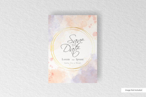 Download Abstract Wedding Invitation Frame Design - Abstract Collection