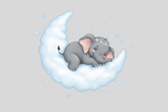 Download Cute Sleeping Baby Elephant - Elephant Collection