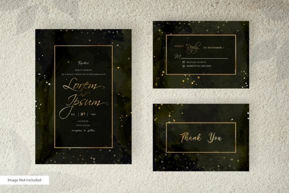 Download Abstract Wedding Invitation Frame Design - Abstract Collection