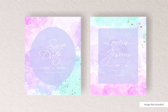Download Abstract Wedding Invitation Frame Design - Abstract Collection