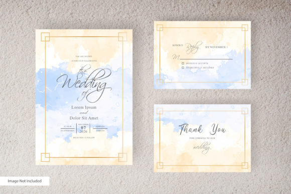 Download Abstract Wedding Invitation Frame Design - Abstract Collection