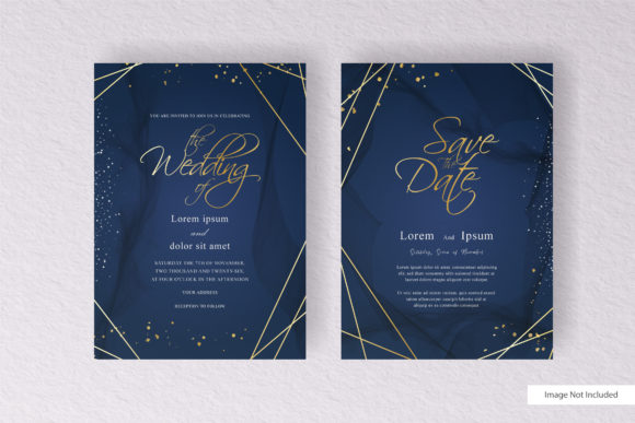 Download Abstract Wedding Invitation Frame Design - Abstract Collection