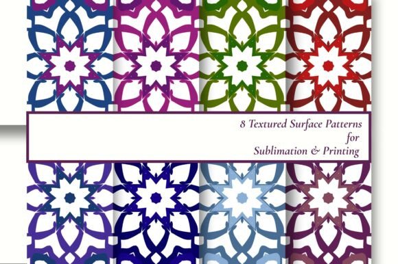 Download 8 Moroccan Tile Sublimation Patterns - Sublimation patterns Collection