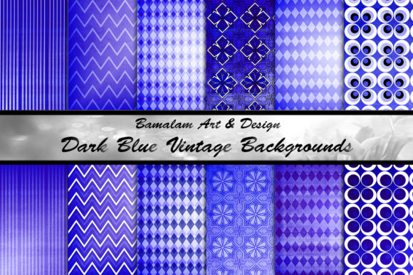 Download Dark Blue Vintage Sublimation Patterns - Sublimation patterns Collection
