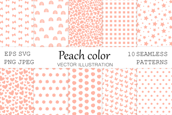 Download Peach Pattern. Rainbow Pattern. Abstract - Abstract Collection