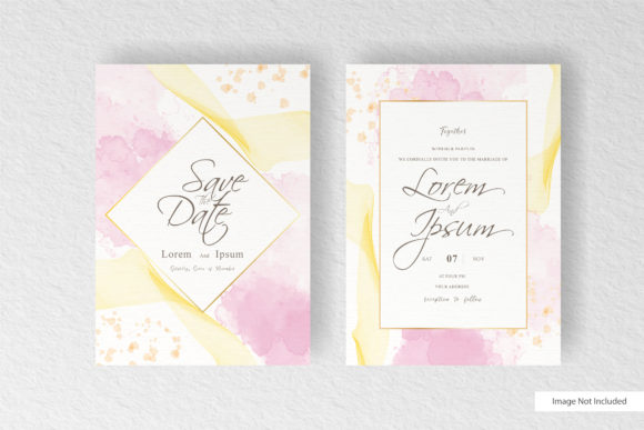 Download Abstract Wedding Invitation Frame Design - Abstract Collection